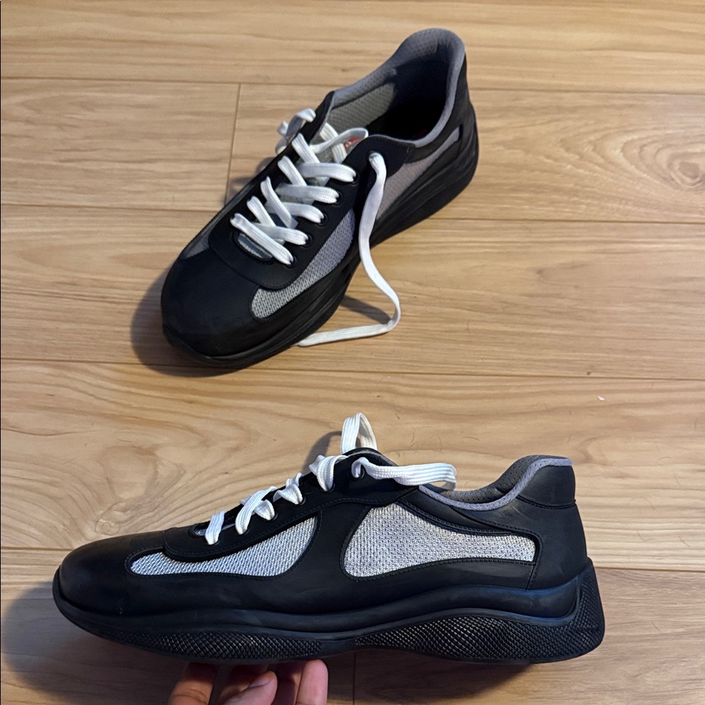 Prada America’s Cup Soft Rubber and Bike Fabric Sneakers - Picture 2 of 8